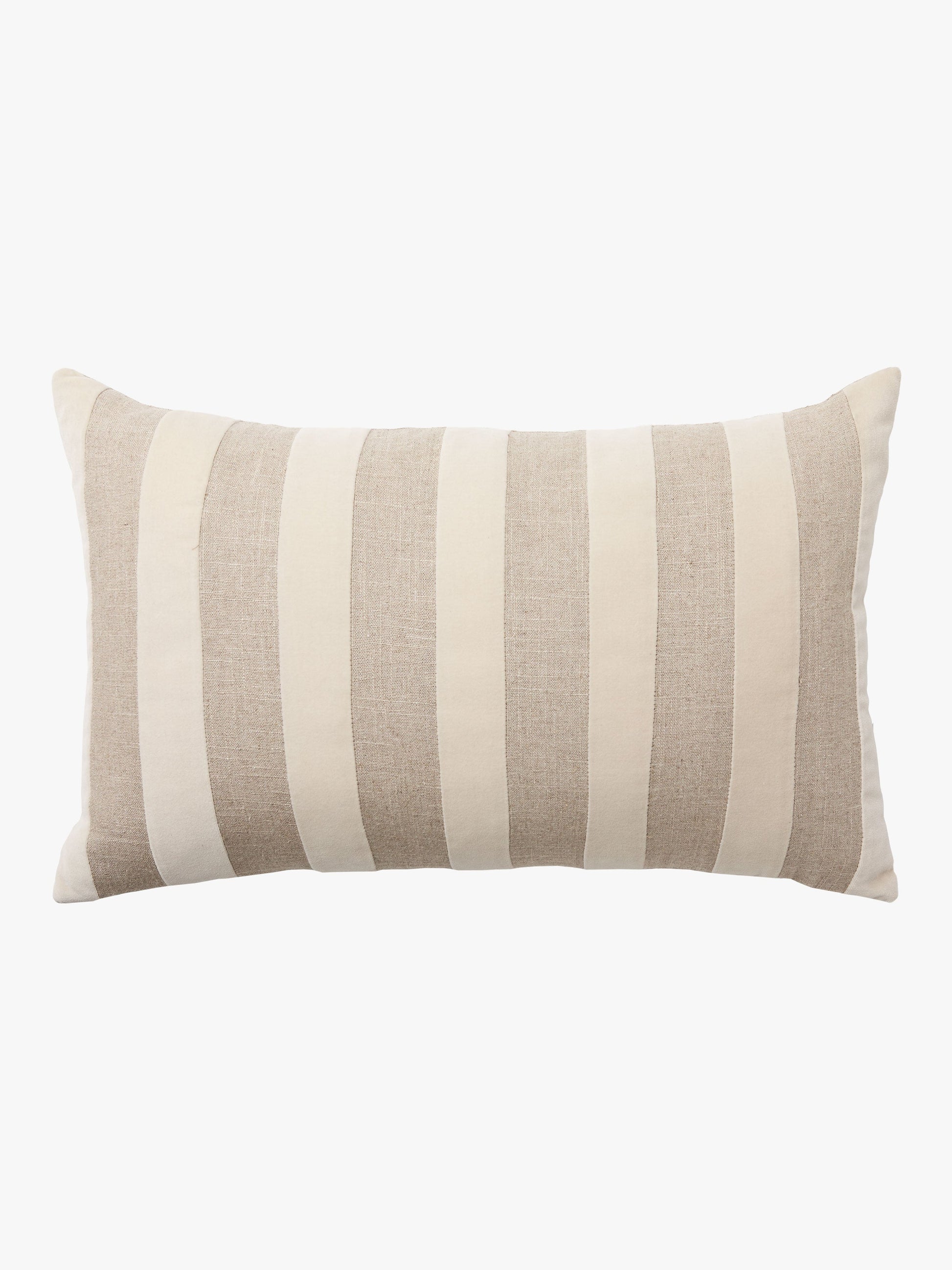 Etro Almond Stripe Velvet Cushion