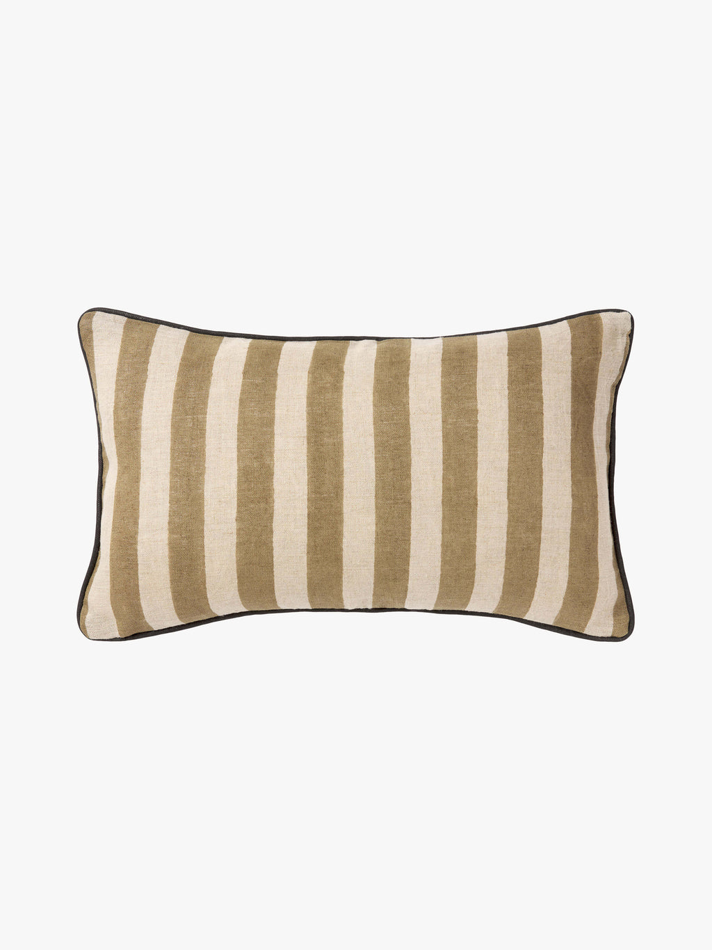 Genoa Black Reversible Linen Cushion