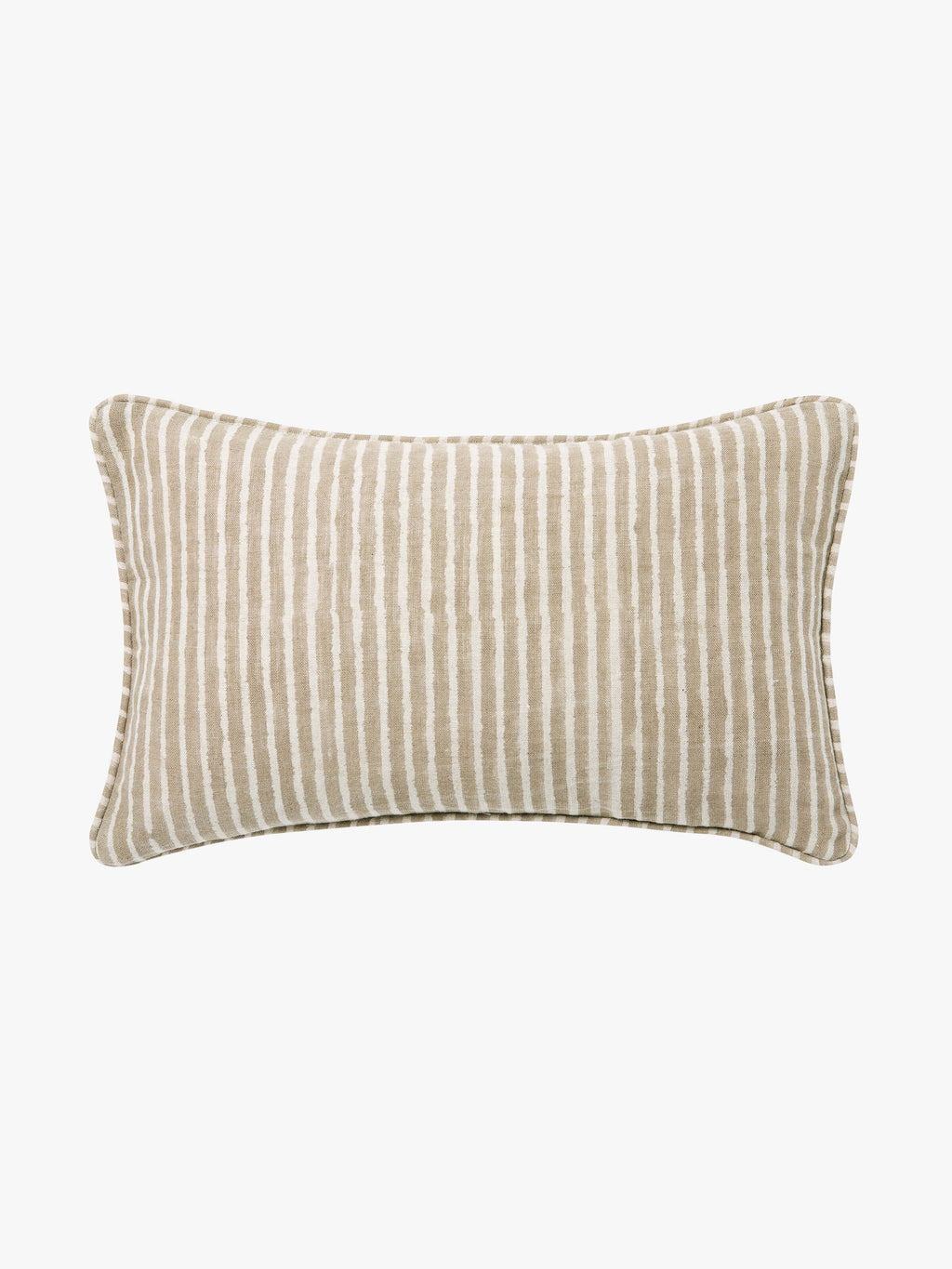 Gia Mocha Reversible Linen Cushion