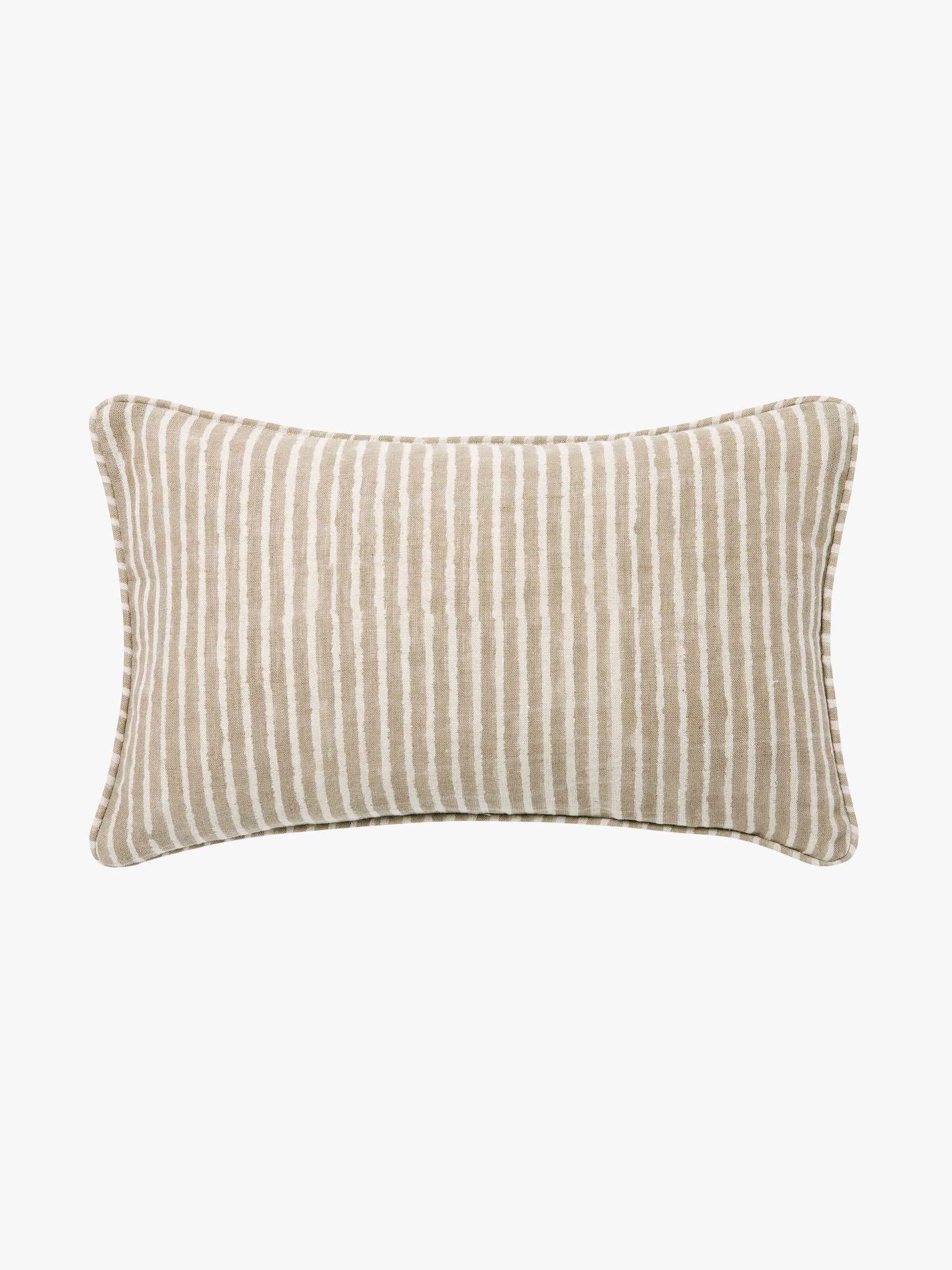 Gia Mocha Reversible Linen Cushion