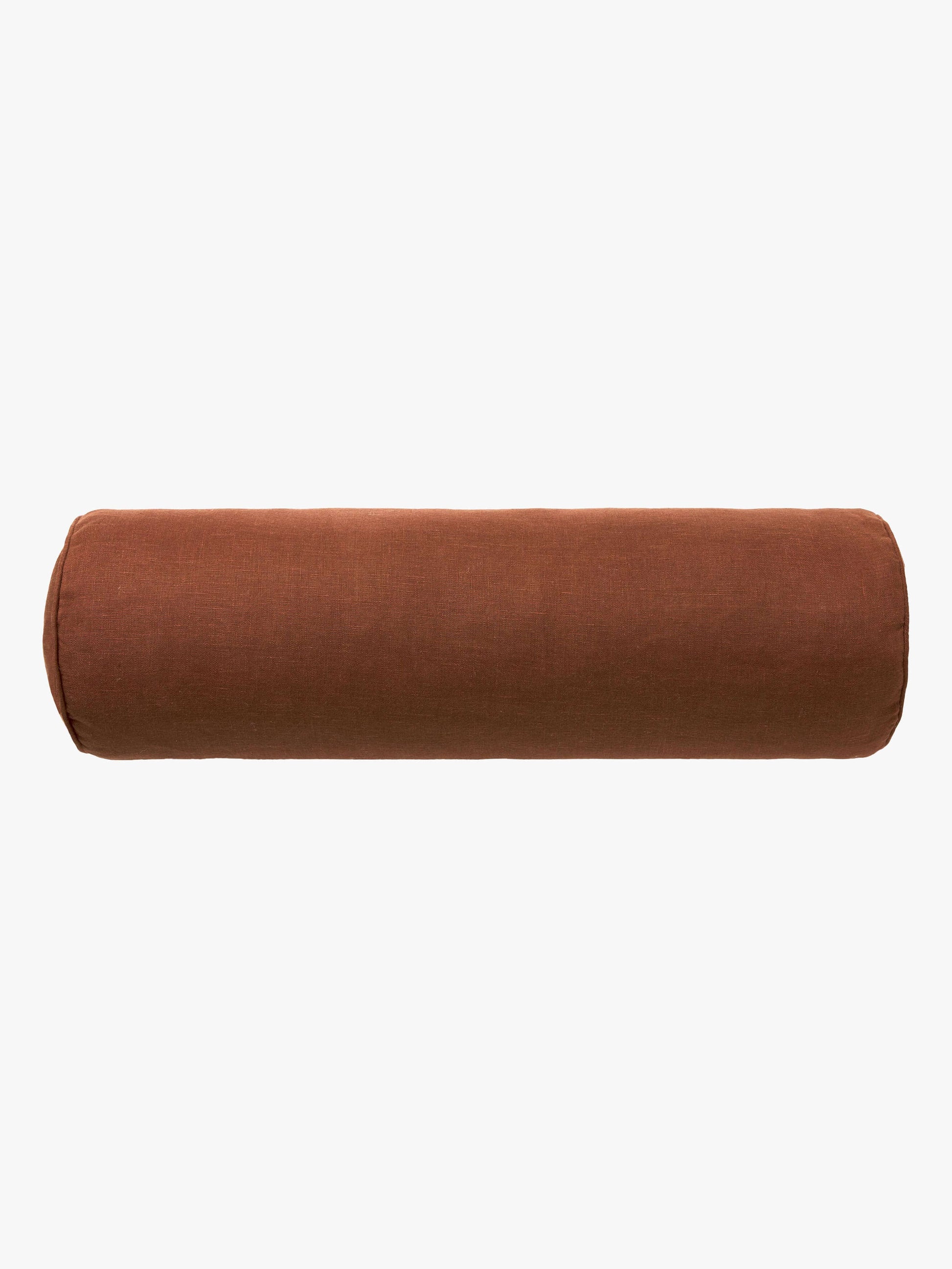 Mae Maple Pure Linen Bolster Cushion