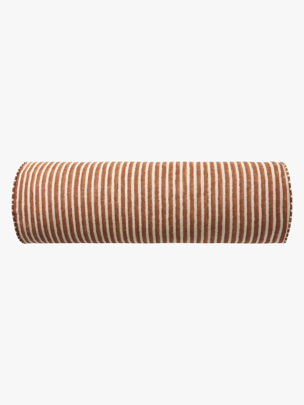 Margot Baked Clay Linen Bolster Cushion
