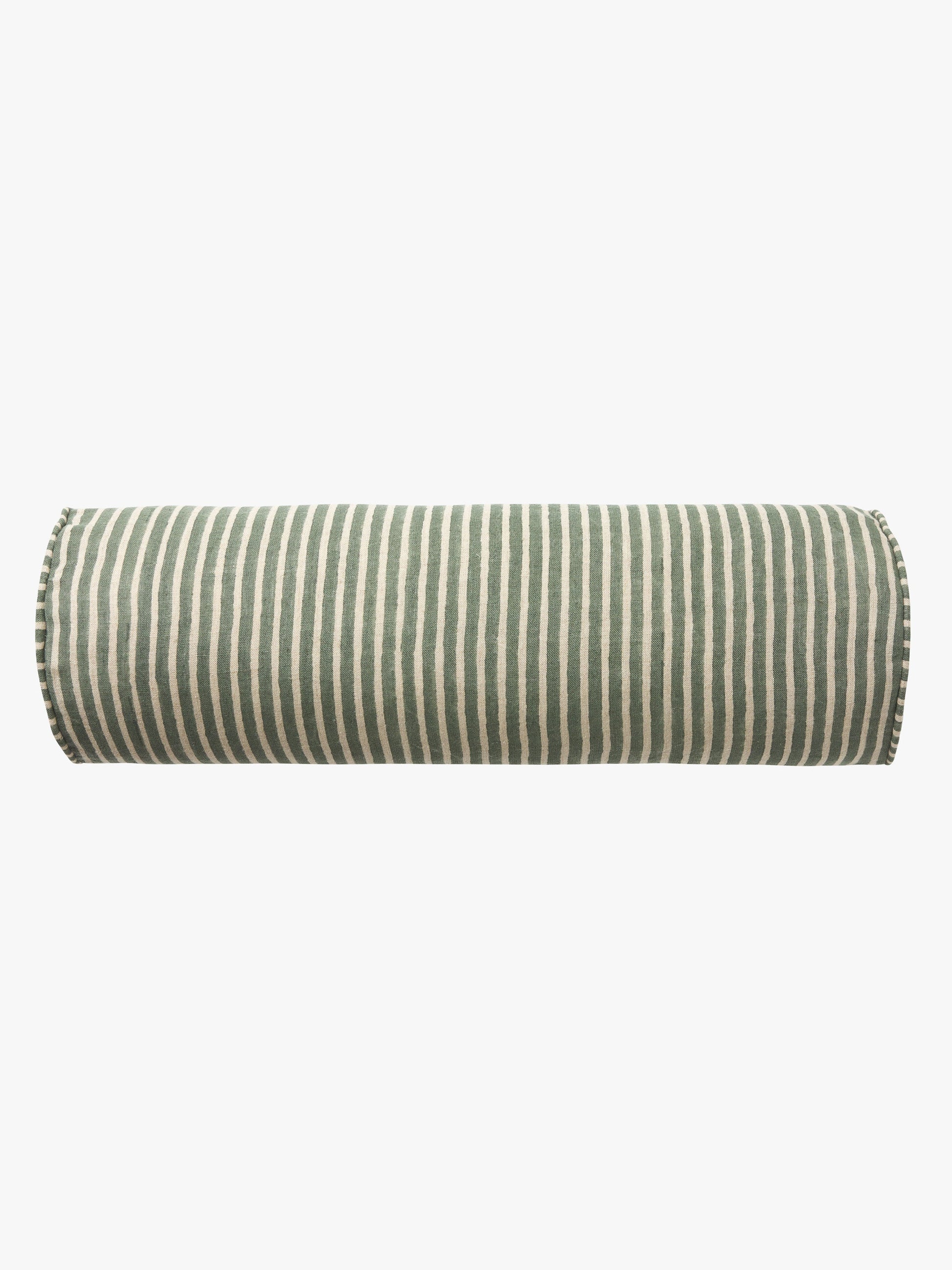Margot Jade Linen Bolster Cushion