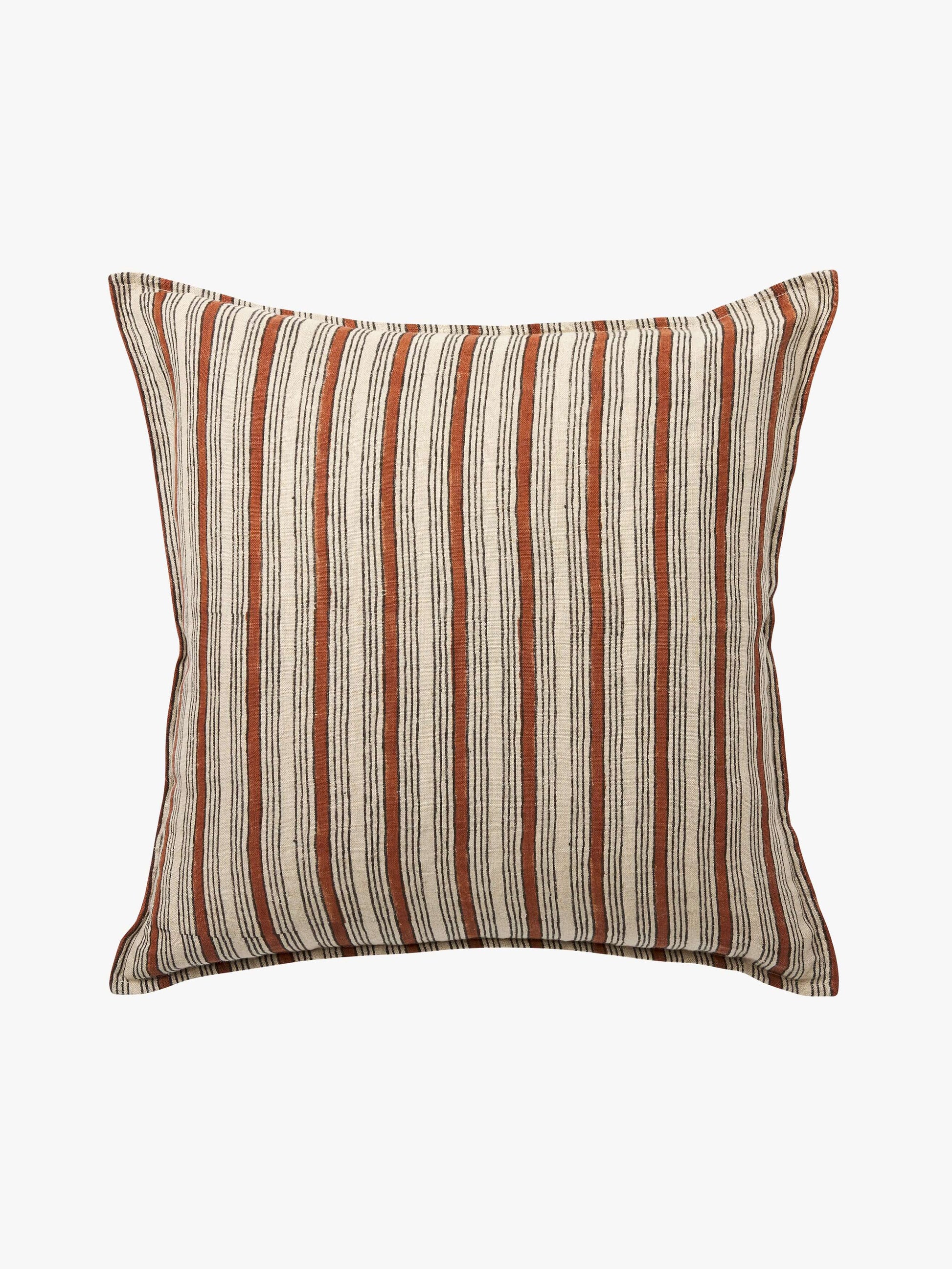 Rome Baked Clay Linen Cushion