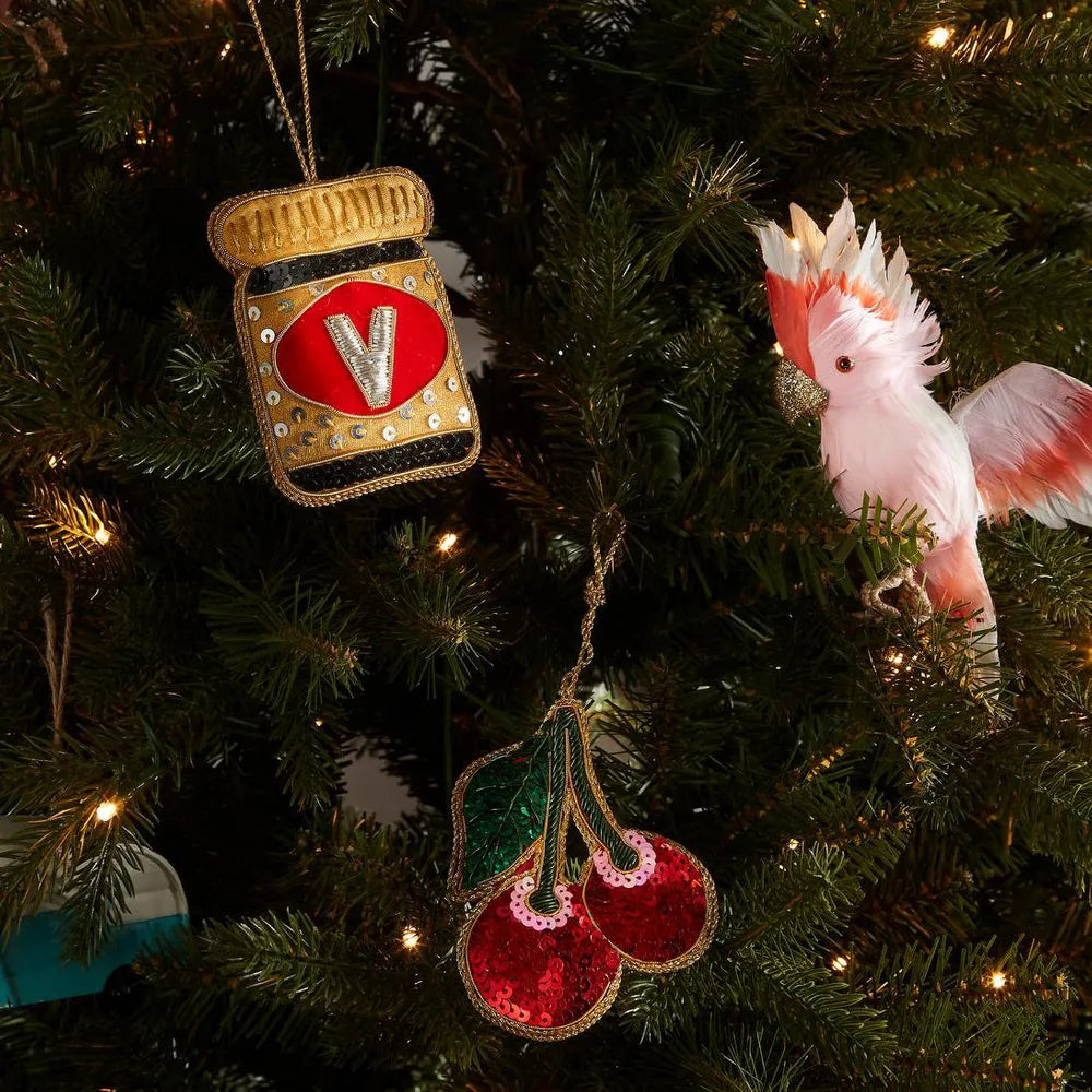 Vegemite Sequin Christmas Decoration