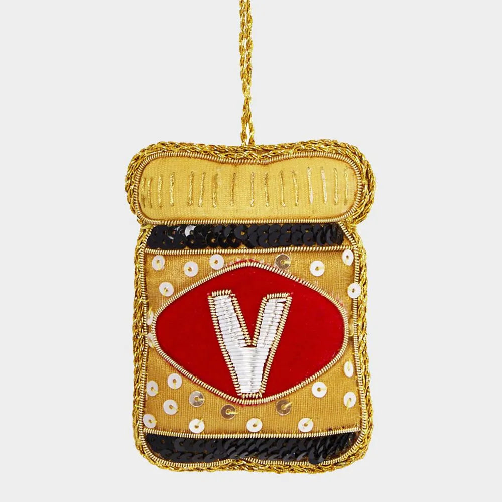 Vegemite Sequin Christmas Decoration