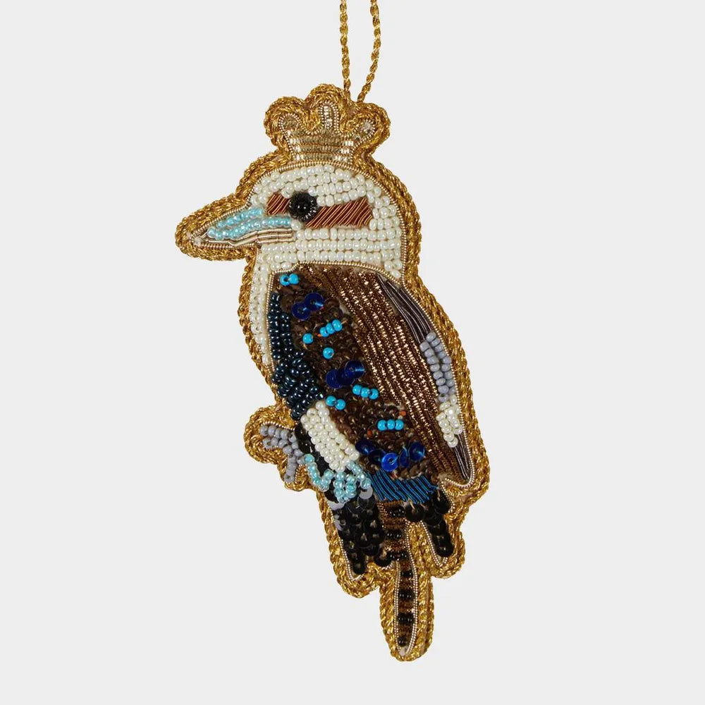 Kookaburra Sequin Christmas Decoration