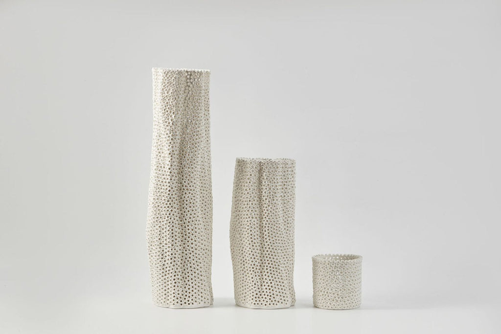 Coralite Vase Ivory