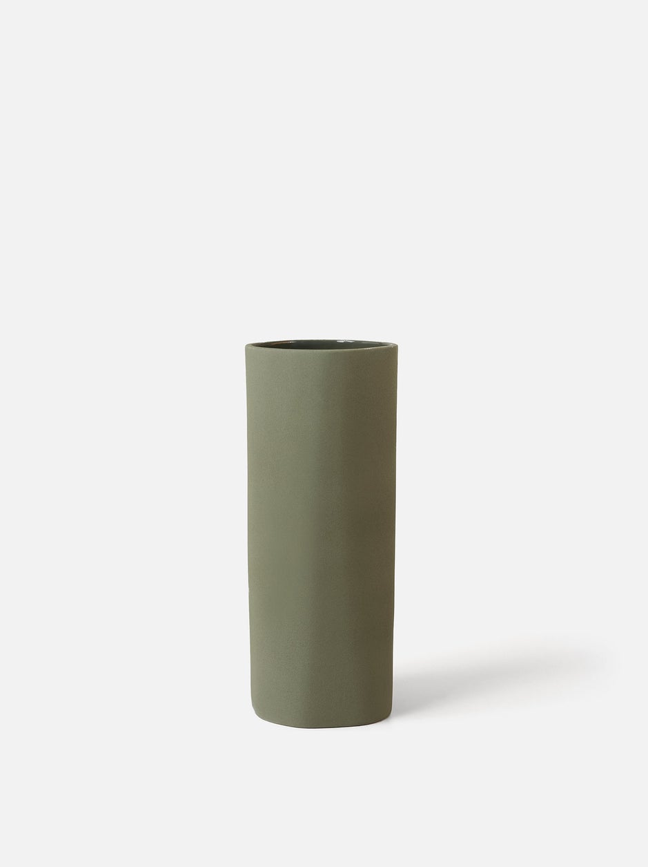 Fossil Vase Large in Fern