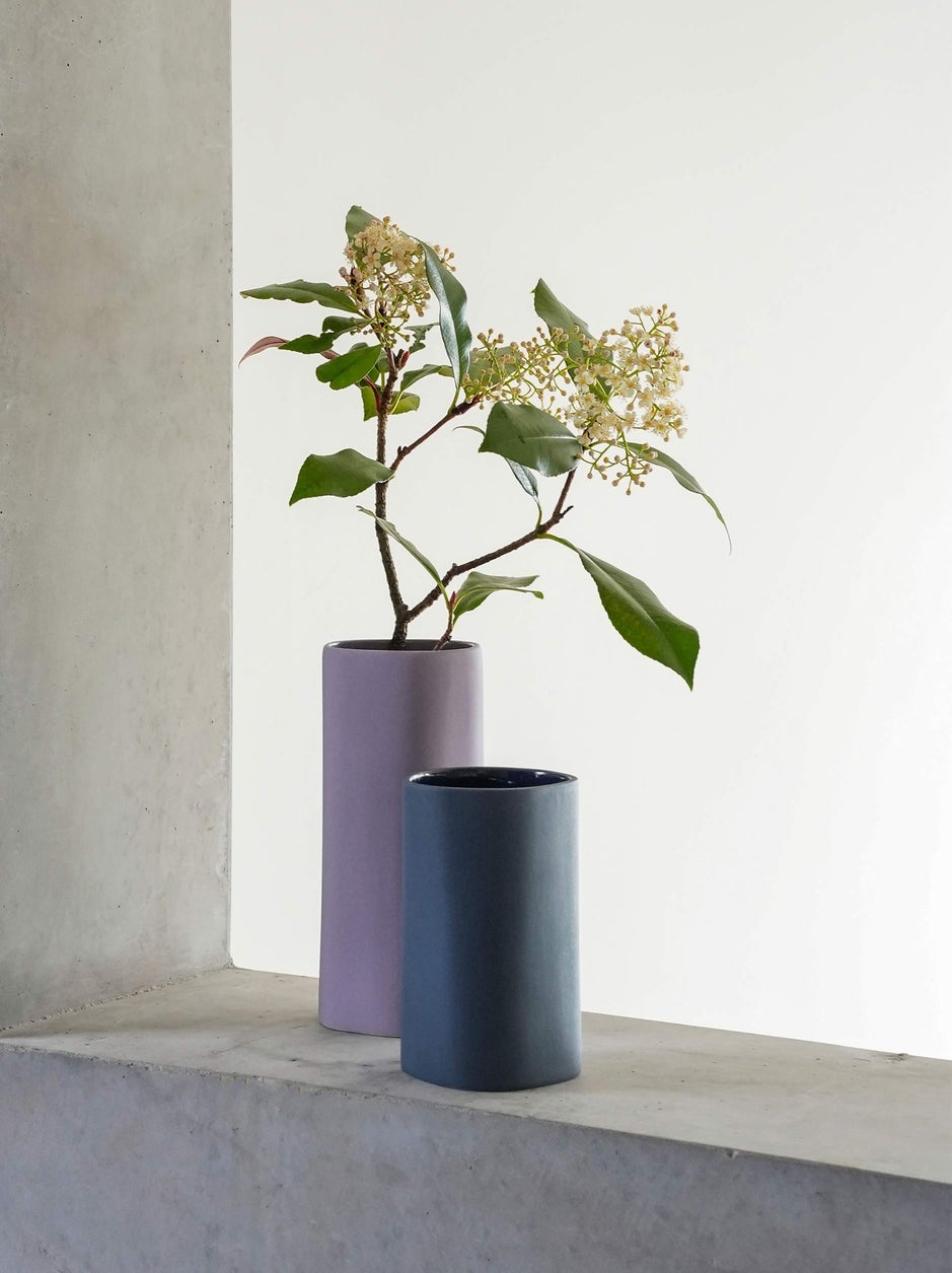Fossil Vase Large in Fern