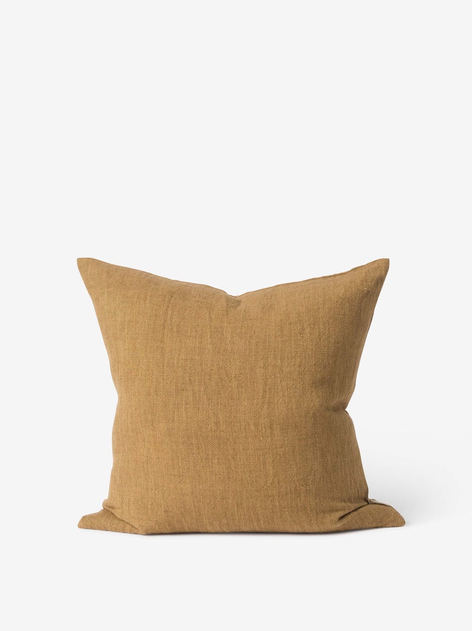 Linen Cotton Cushion in Miso