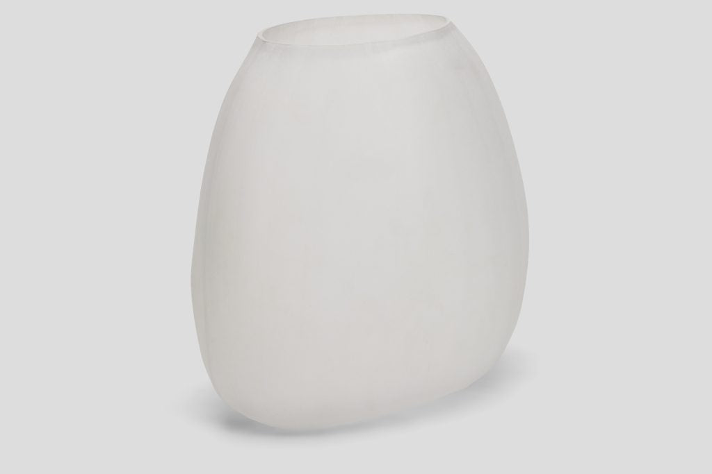 Aura Vase Mist Stone