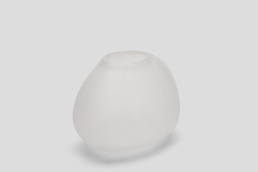 Aura Vase Mist Stone