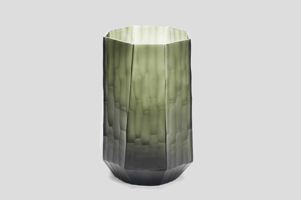 Facette Vase Moss