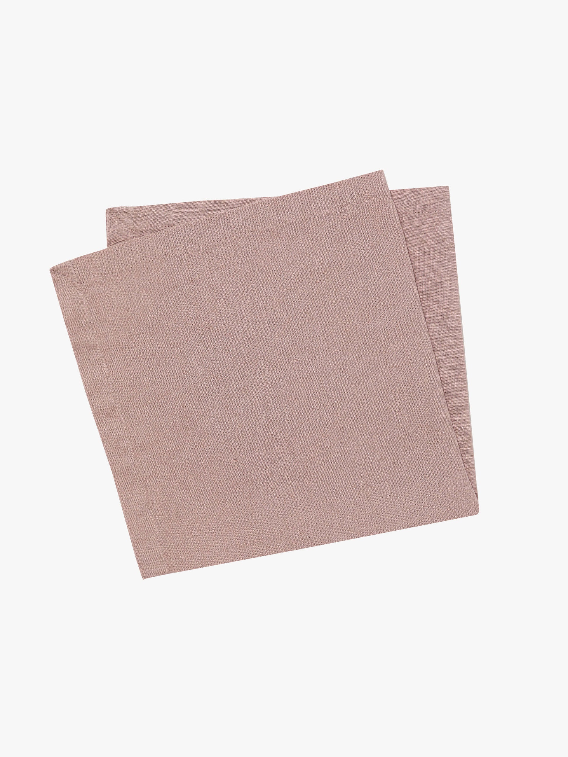 Moss Rose French Linen Napkin Set