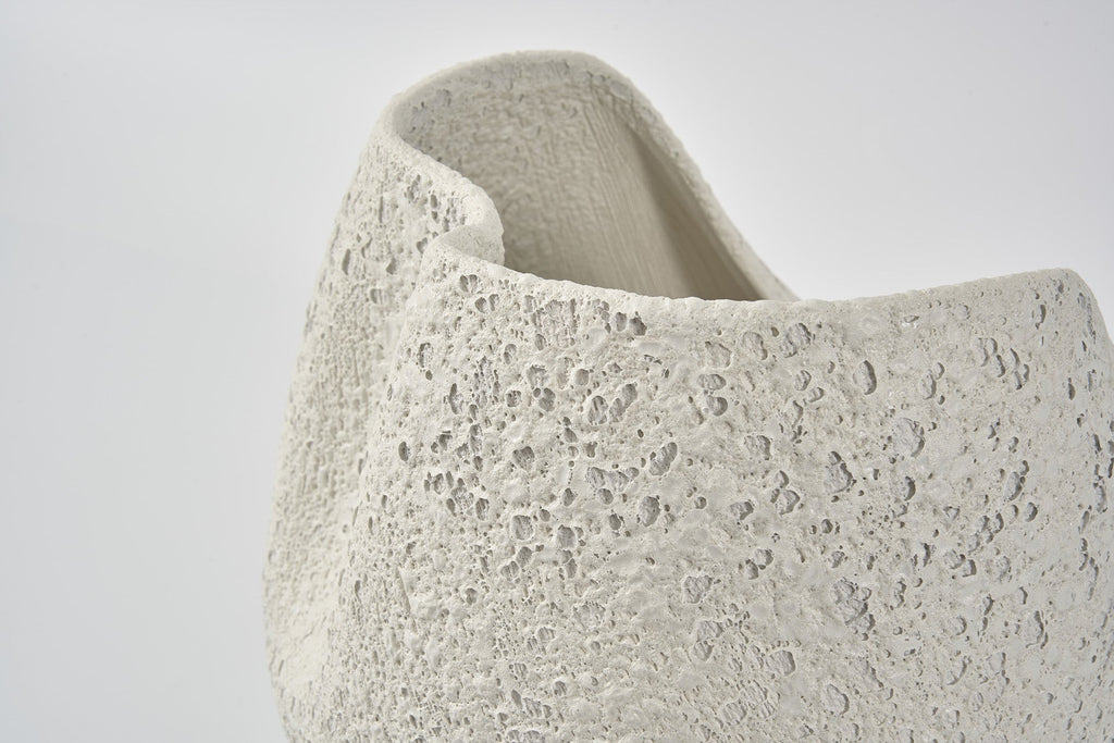 Nebula Deep Vase Salt Crust