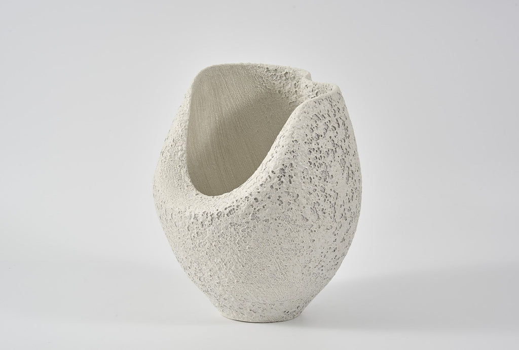 Nebula Deep Vase Salt Crust