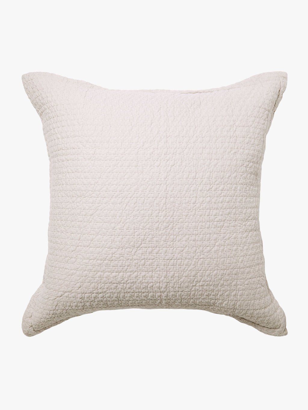 Aspen Oatmeal Pure Cotton Quilted Pillowcases