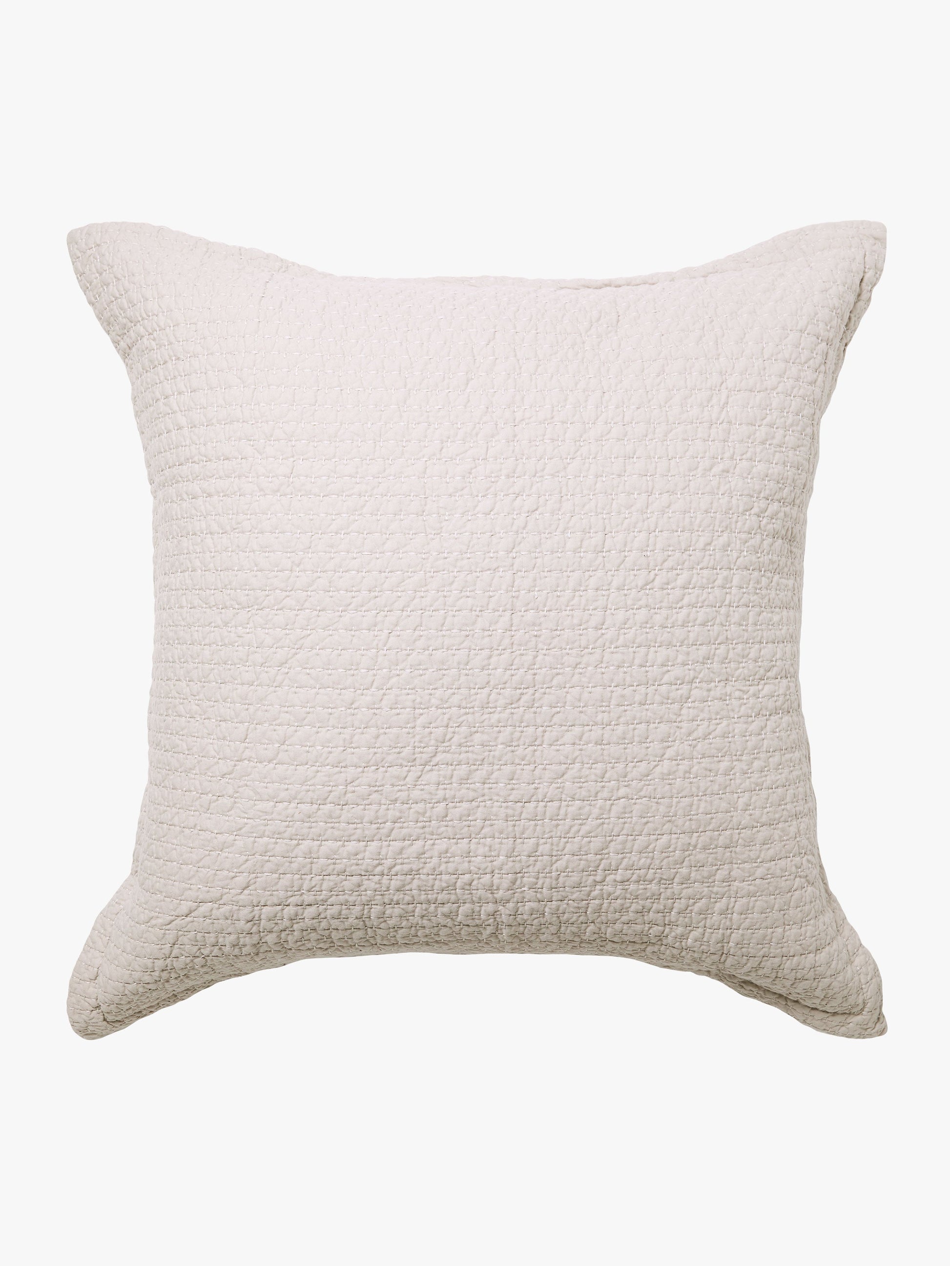 Aspen Oatmeal Pure Cotton Quilted Pillowcases