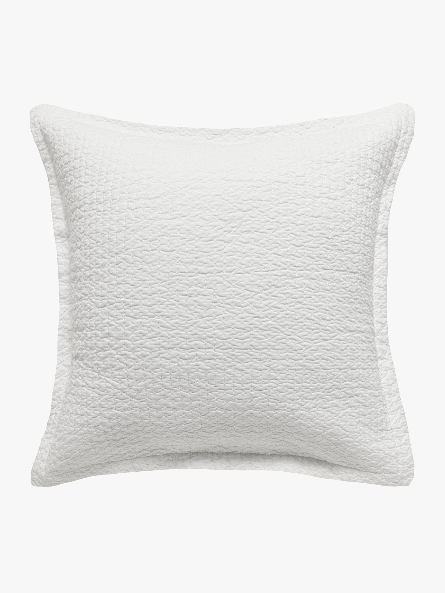Aspen White Pure Cotton Quilted Pillowcases