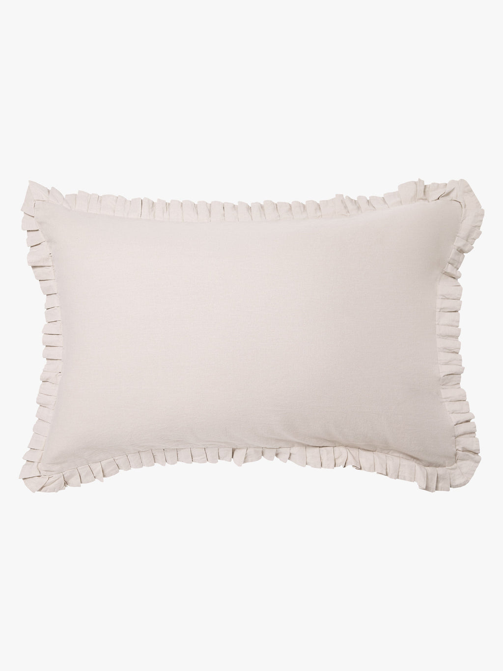 Avenue Oatmeal Linen & Cotton Pleated Pillowcases