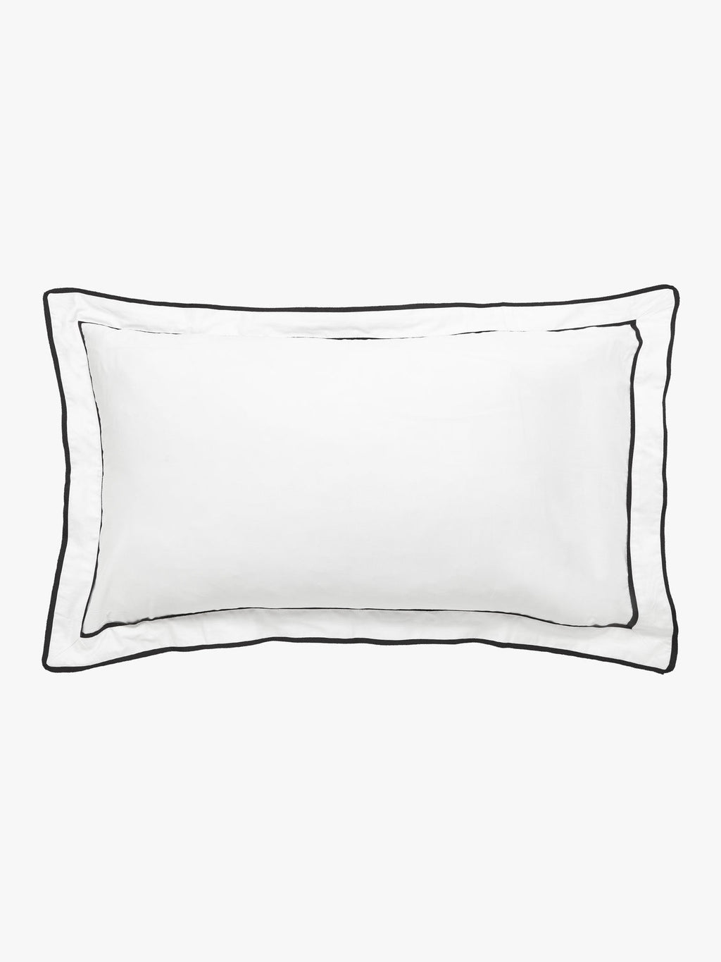 Grosgrain Black Pillowcase Pillowcase L&M Home Tailored Pair