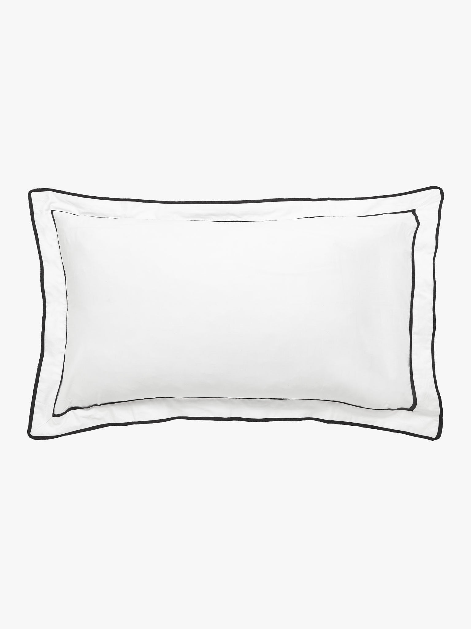 Grosgrain Black Pillowcase Pillowcase L&M Home Tailored Pair