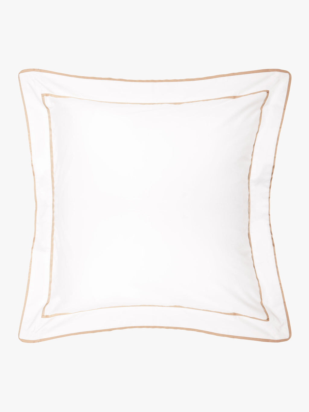 Grosgrain Caramel Egyptian Cotton Tailored Pillowcases