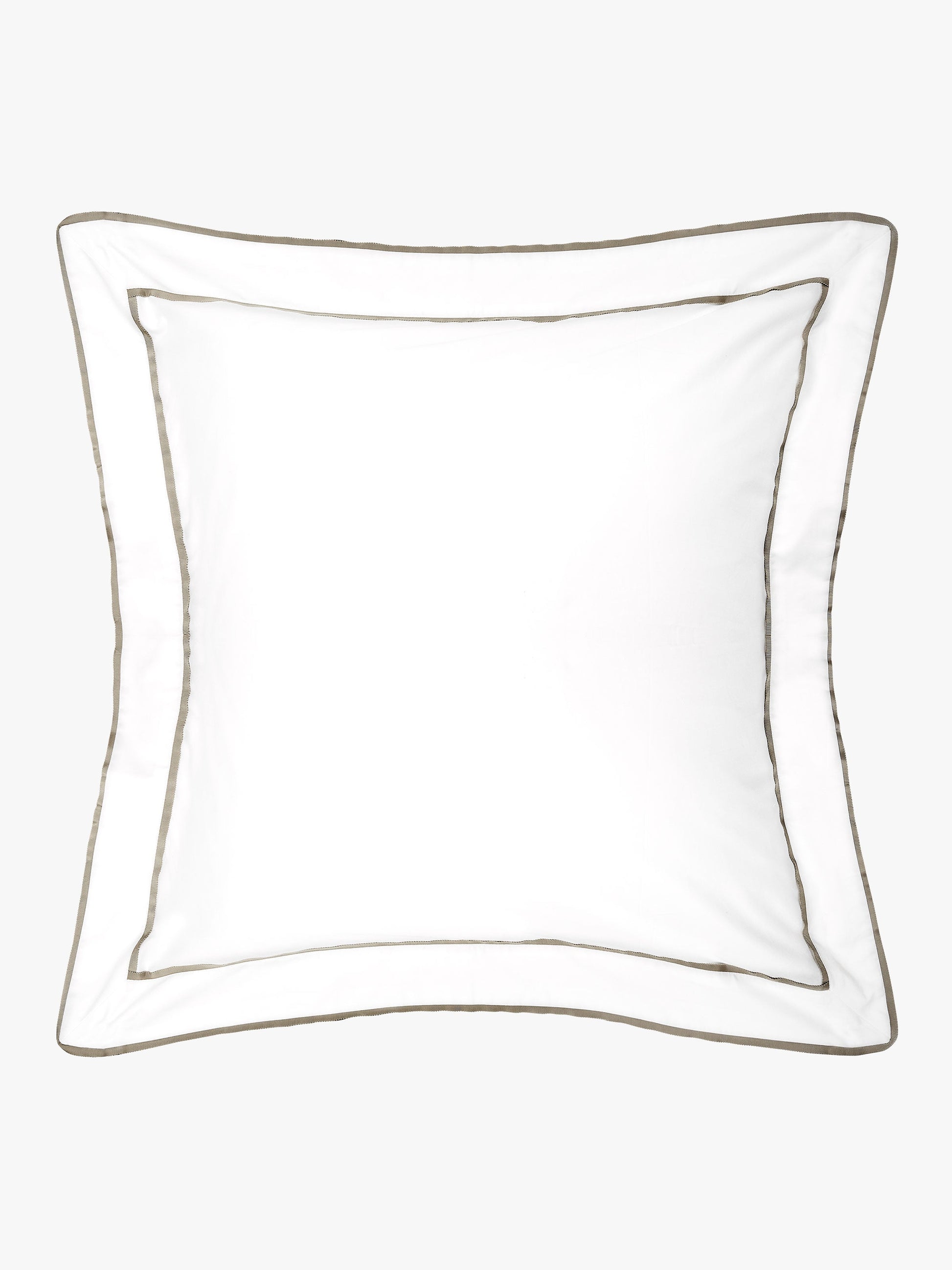 Grosgrain Olive Egyptian Cotton Tailored Pillowcases