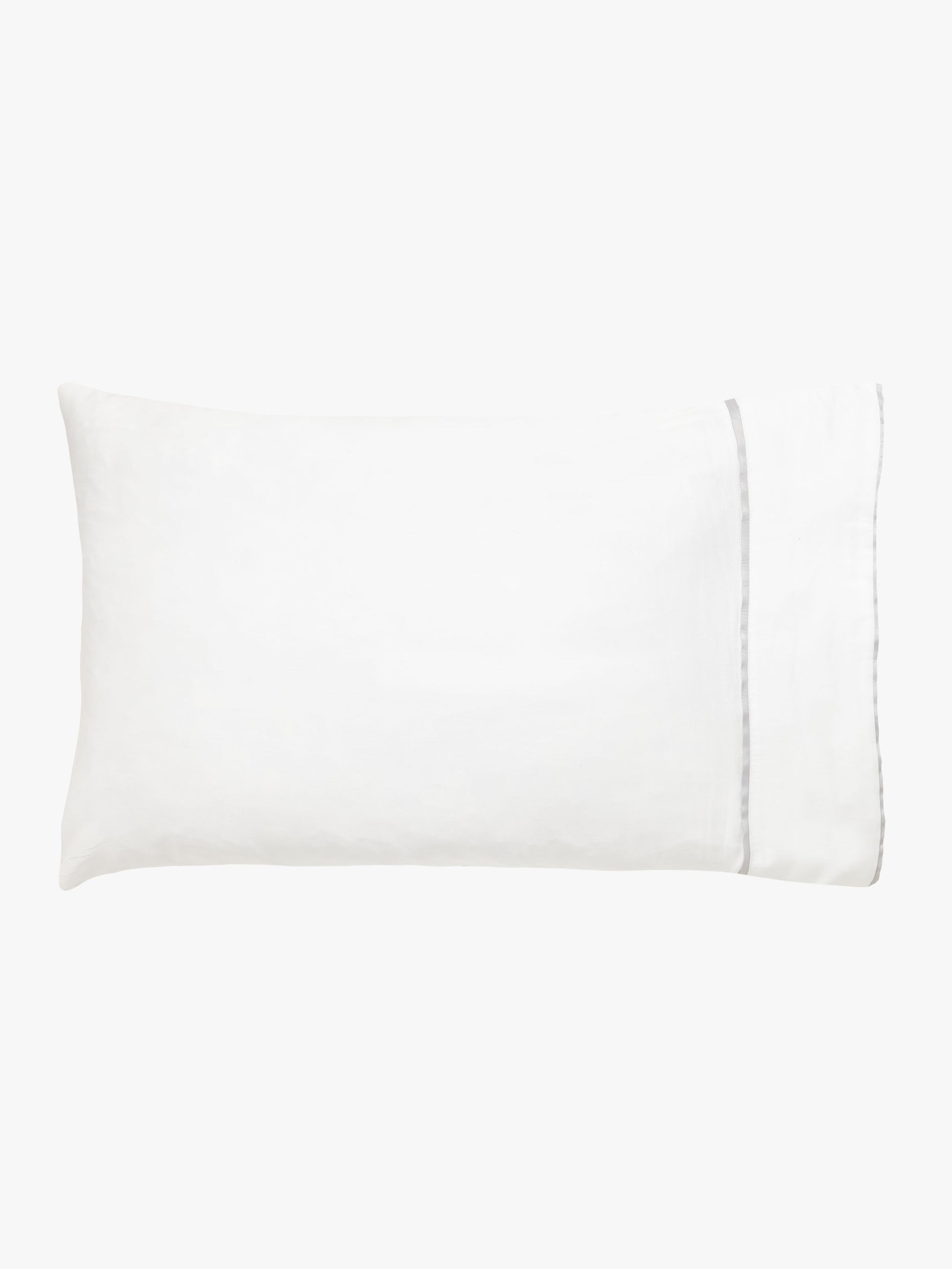 Grosgrain Silver Egyptian Cotton Sheet Set