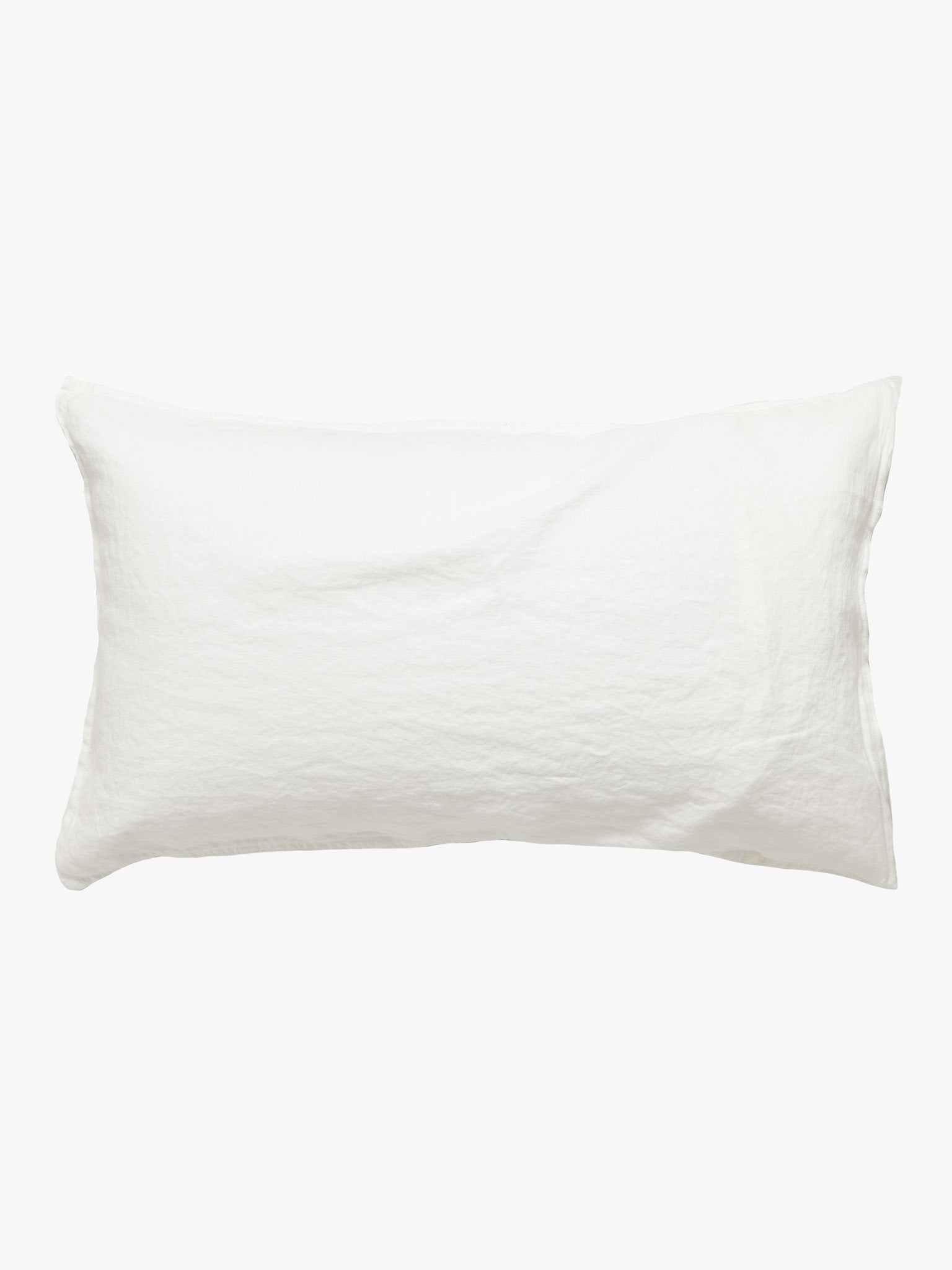 Mondo White Organic French Linen Duvet Cover Set
