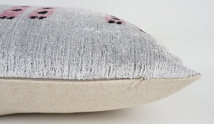 Silk Velvet Pink Pantheress Cushion