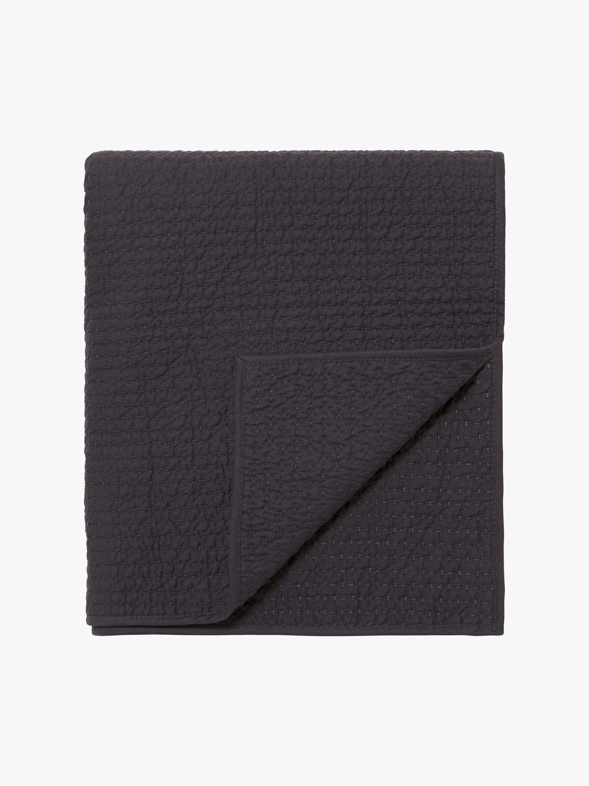 Aspen Charcoal Pure Cotton Quilt