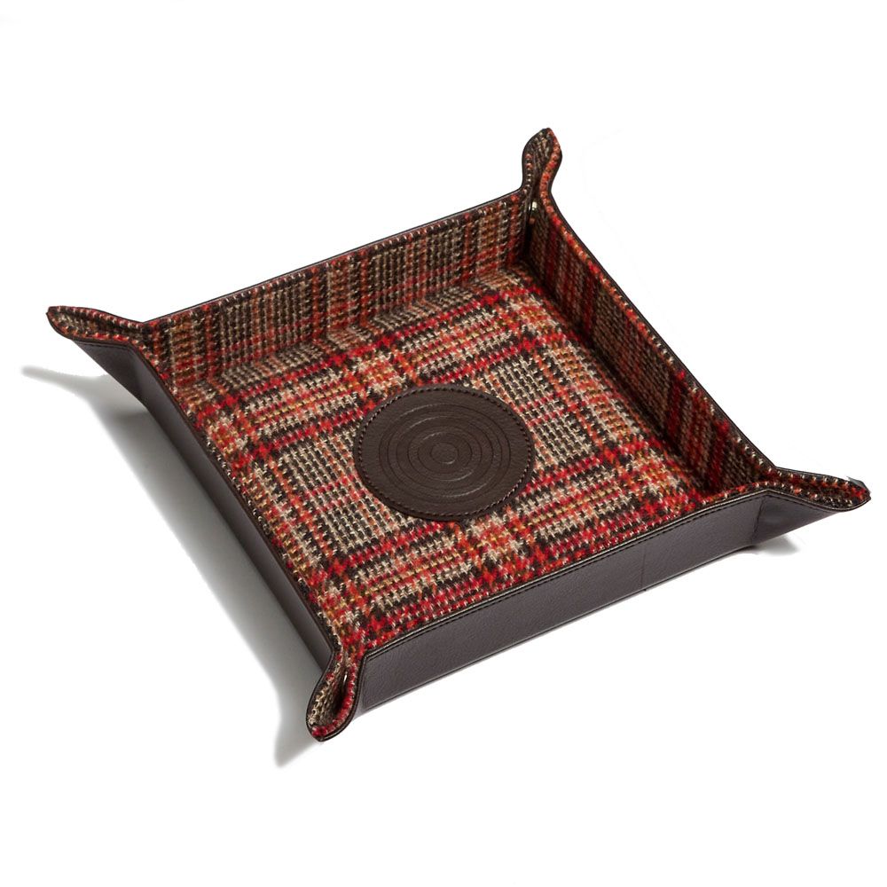 WM Brown Snap Coin/Valet Tray By WOLF