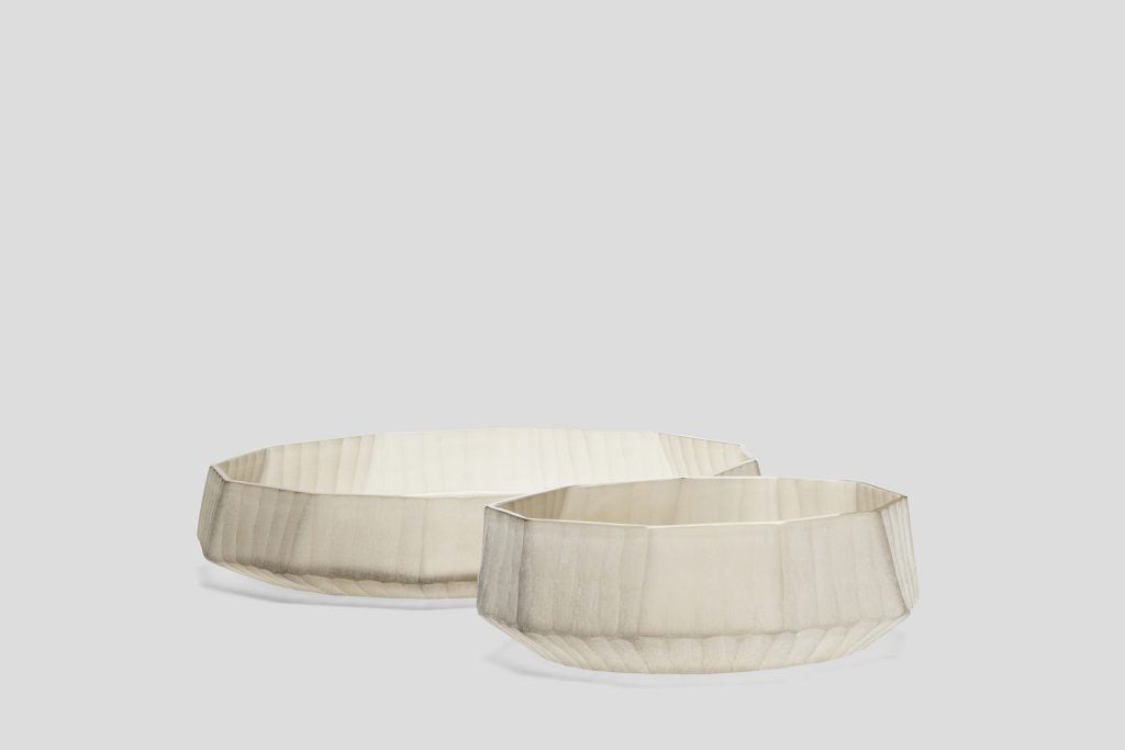 Facette Bowl Sand Etch