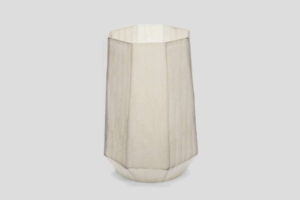 Facette Vase Sand Etch