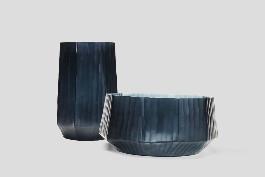 Facette Vase Sapphire
