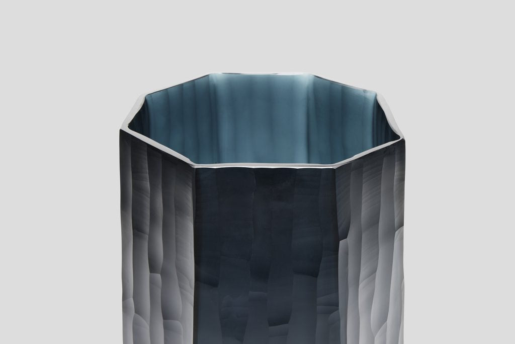 Facette Vase Sapphire