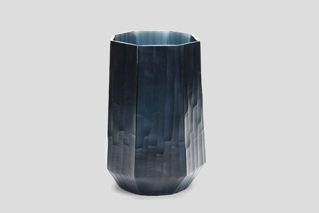 Facette Vase Sapphire