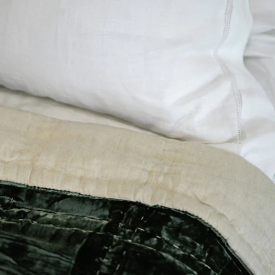 Bliss Seaweed Silk Velvet Quilt