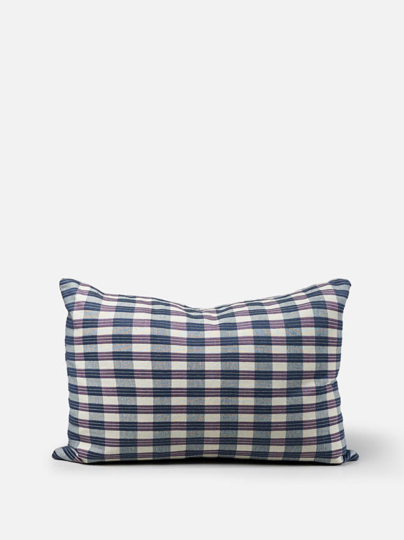 Folio Cushion in Lupin/Nile