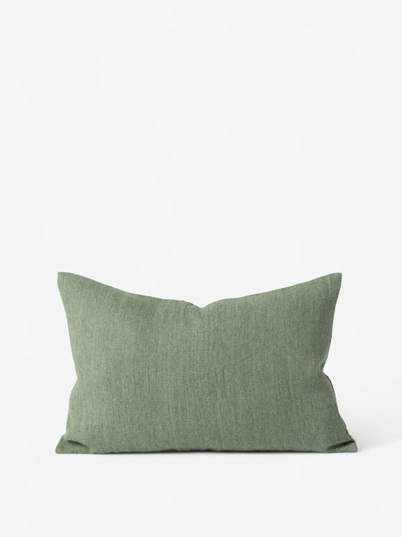 Heavy Linen Jute Cushion in Pea
