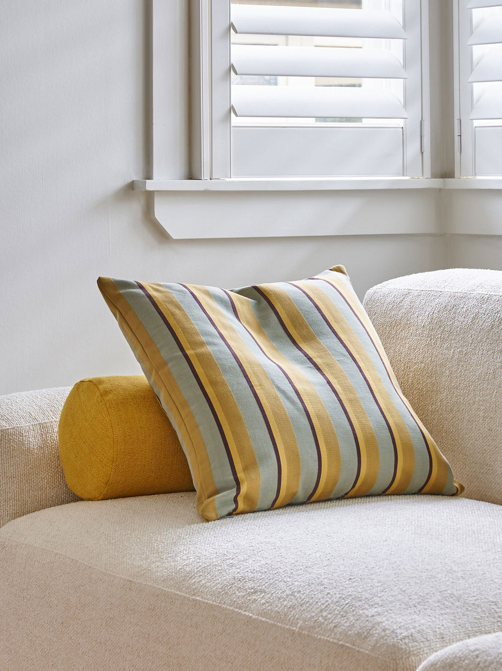 Basque Woven Cushion in Cider/Multi