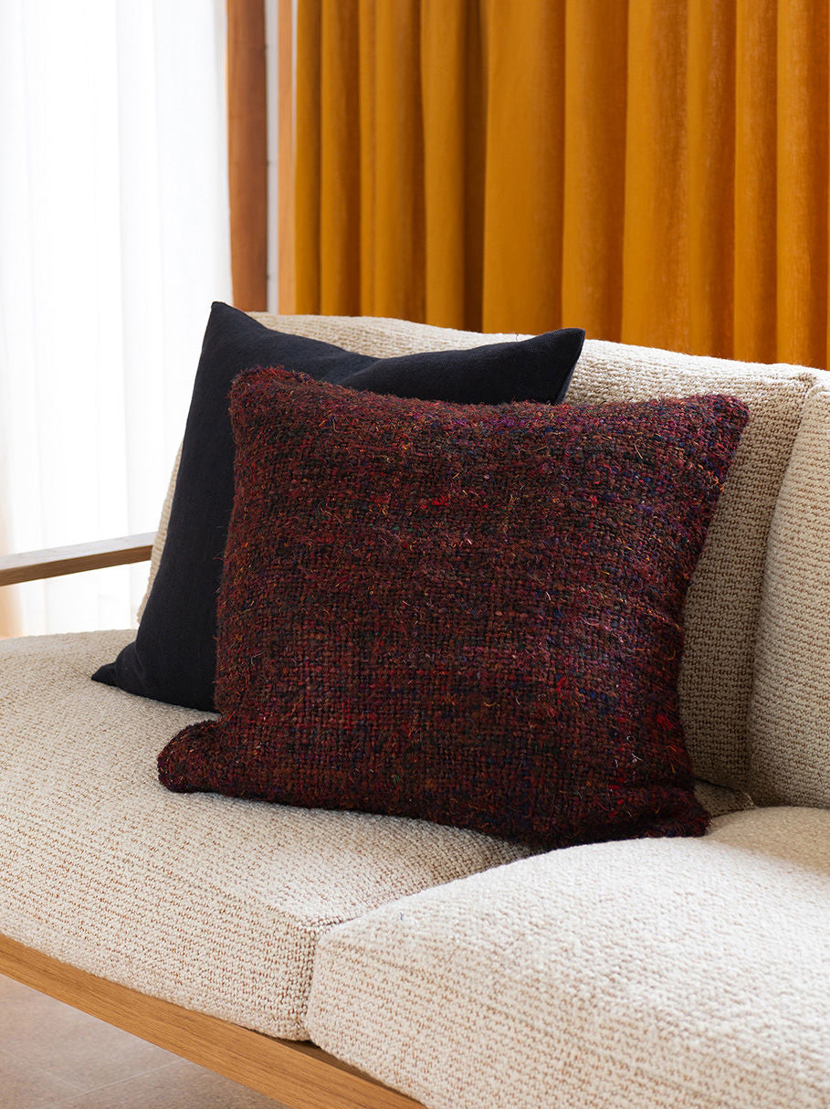 Winston Cushion Cover in Mulberry
