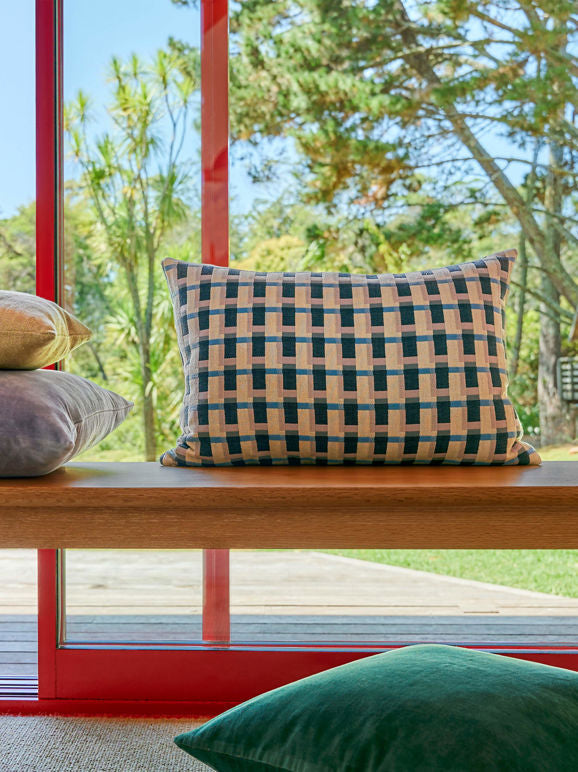 Civic Cushion in Cornflower