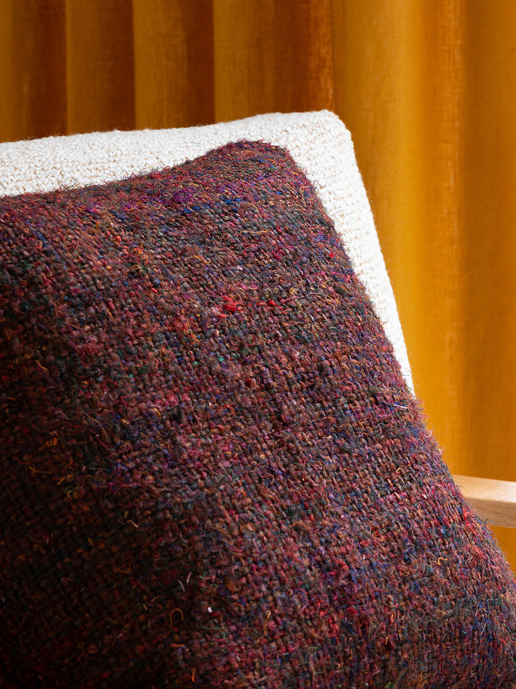 Winston Cushion Cover in Mulberry
