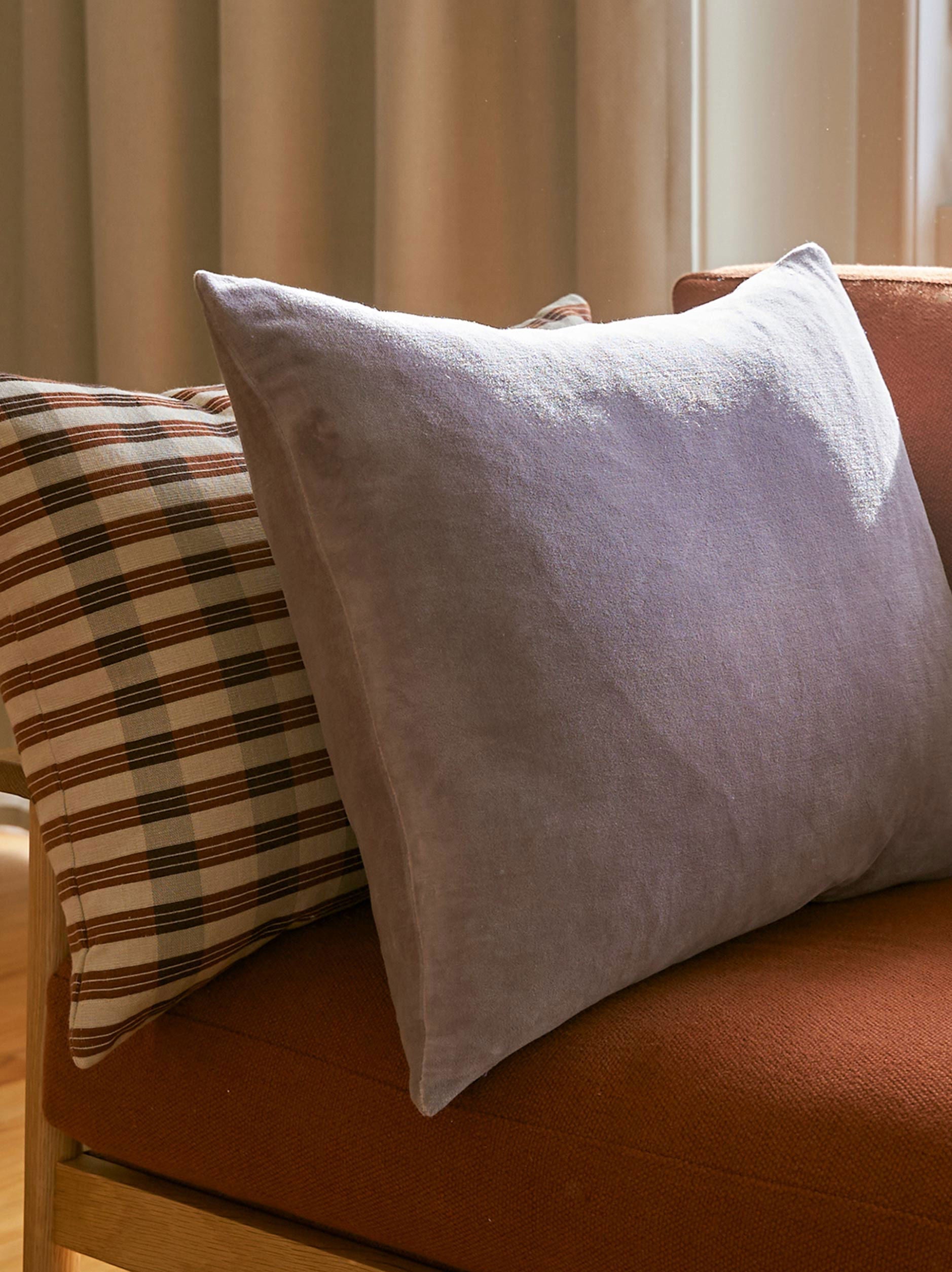 Velvet Cushion in Pansy