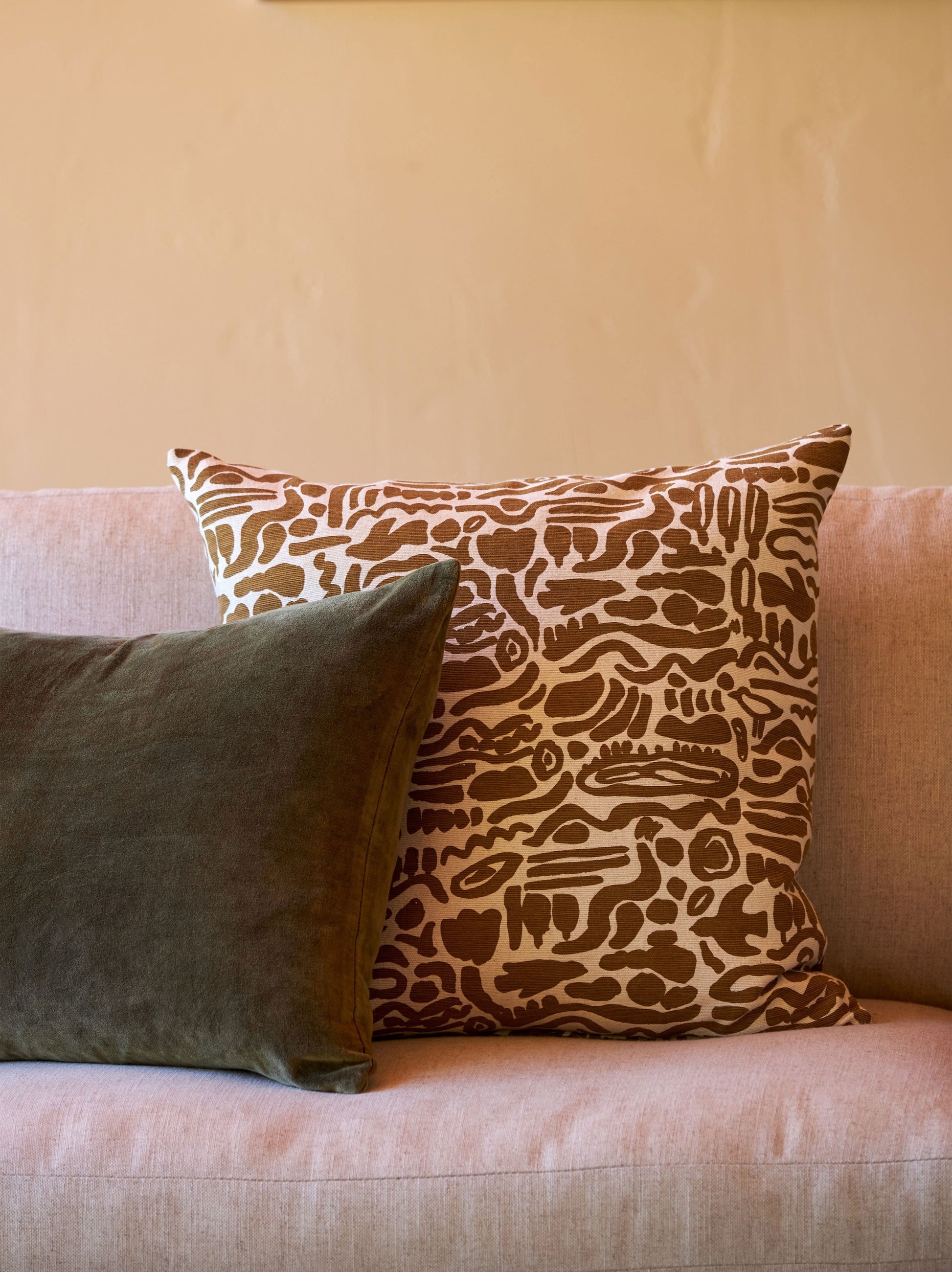 Nomad Cushion Cover in Bronze