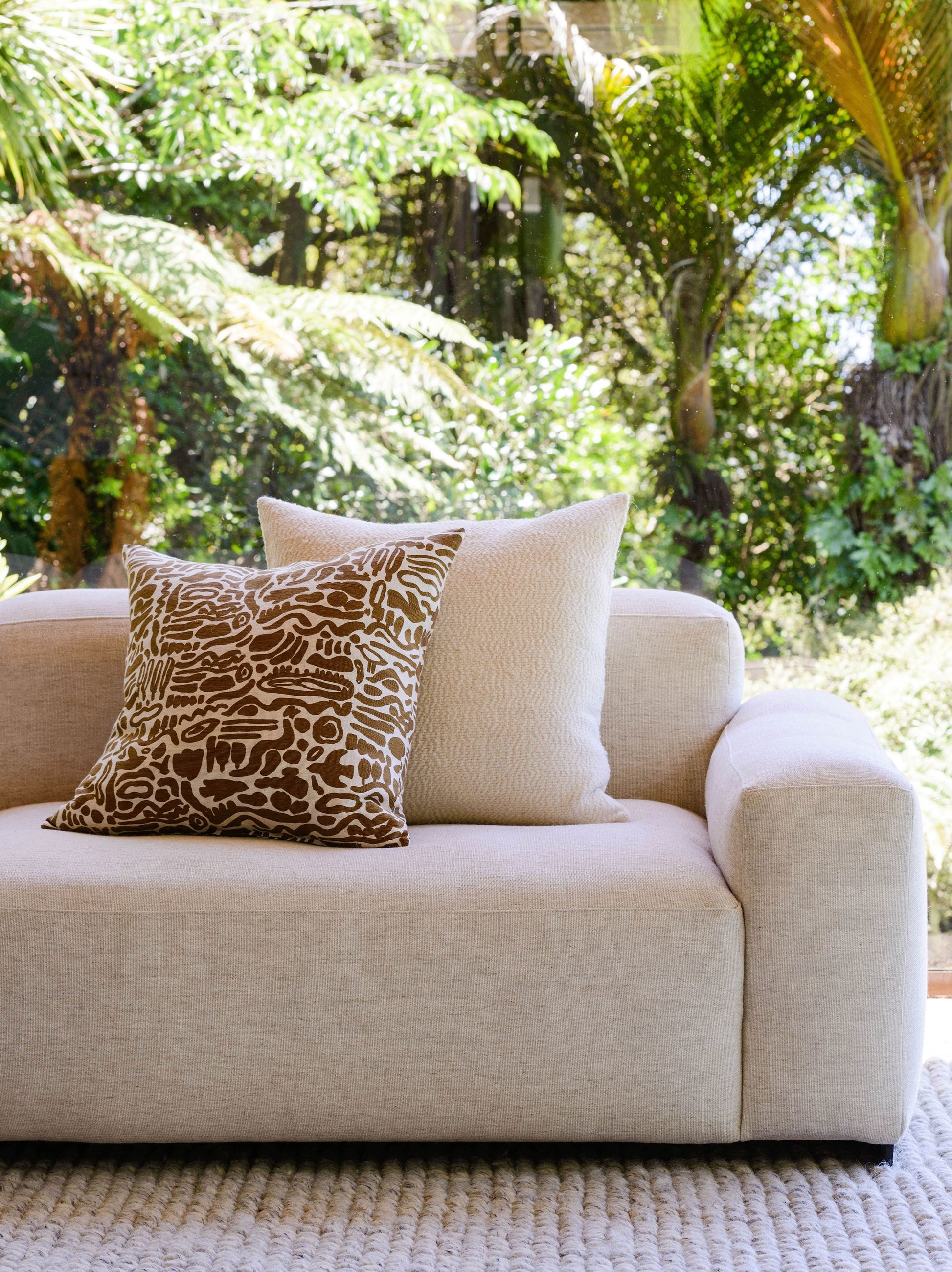 Nomad Cushion Cover in Bronze