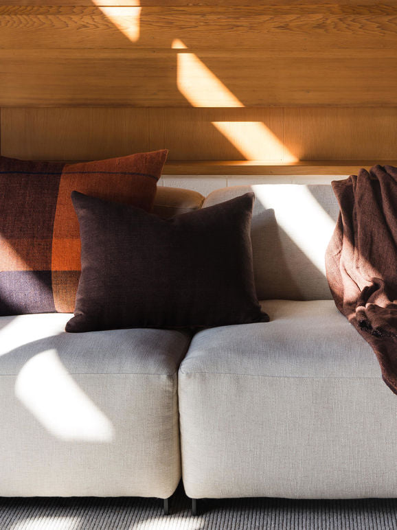 Alba Cushion in Mulberry